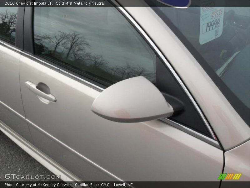 Gold Mist Metallic / Neutral 2010 Chevrolet Impala LT