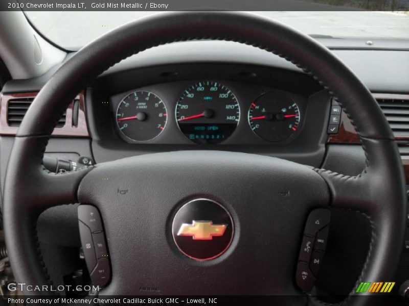 Gold Mist Metallic / Ebony 2010 Chevrolet Impala LT