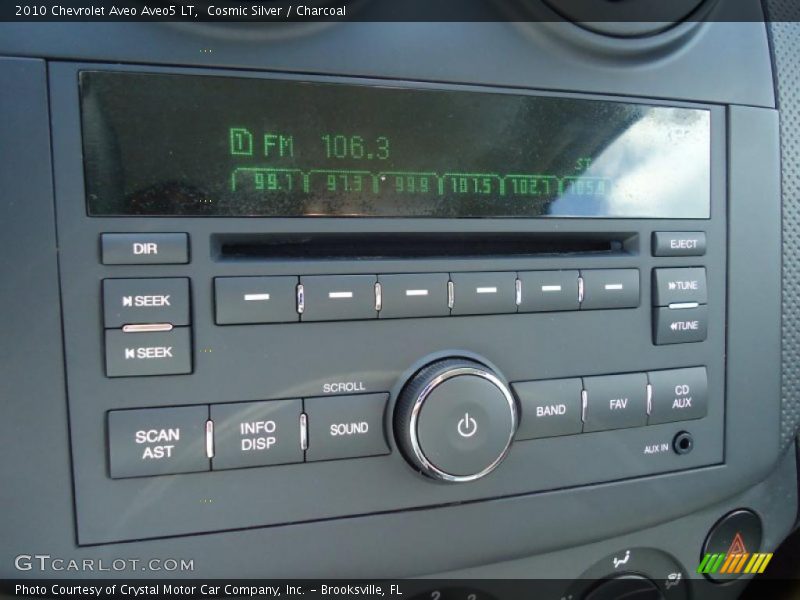 Cosmic Silver / Charcoal 2010 Chevrolet Aveo Aveo5 LT