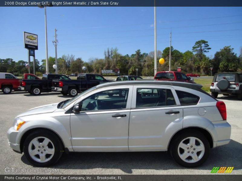 Bright Silver Metallic / Dark Slate Gray 2008 Dodge Caliber SXT
