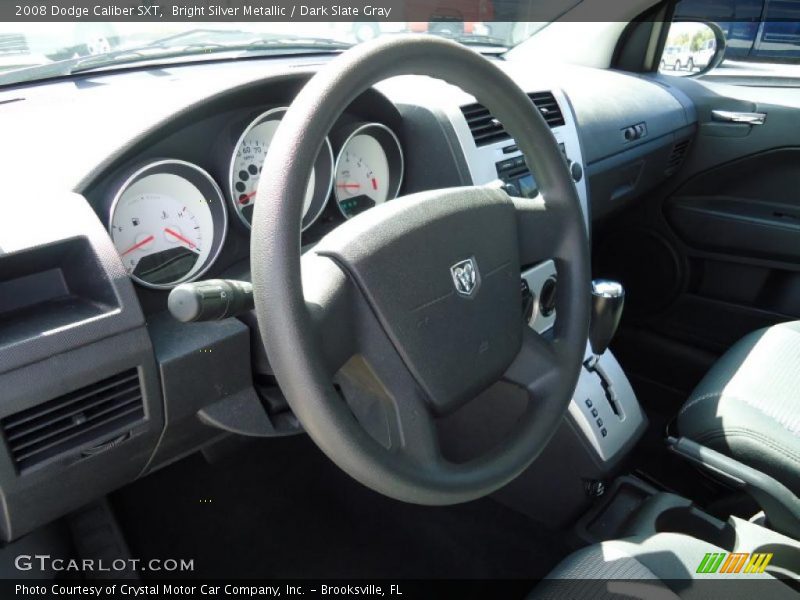 Bright Silver Metallic / Dark Slate Gray 2008 Dodge Caliber SXT