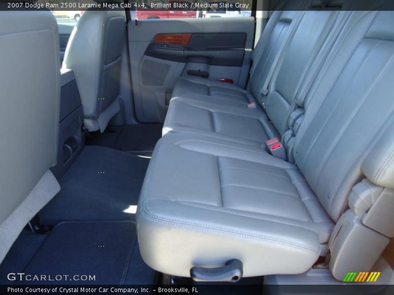 Brilliant Black / Medium Slate Gray 2007 Dodge Ram 2500 Laramie Mega Cab 4x4