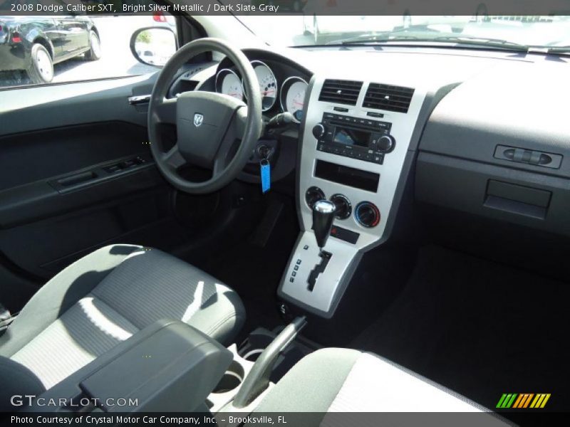 Bright Silver Metallic / Dark Slate Gray 2008 Dodge Caliber SXT