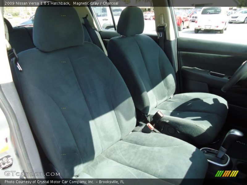 Magnetic Gray / Charcoal 2009 Nissan Versa 1.8 S Hatchback