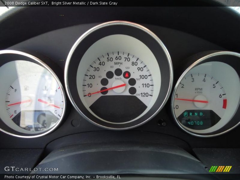 Bright Silver Metallic / Dark Slate Gray 2008 Dodge Caliber SXT