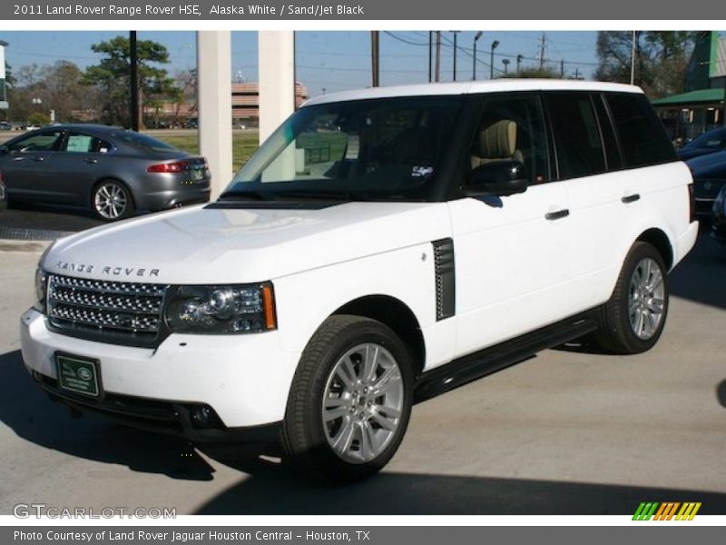 Alaska White / Sand/Jet Black 2011 Land Rover Range Rover HSE