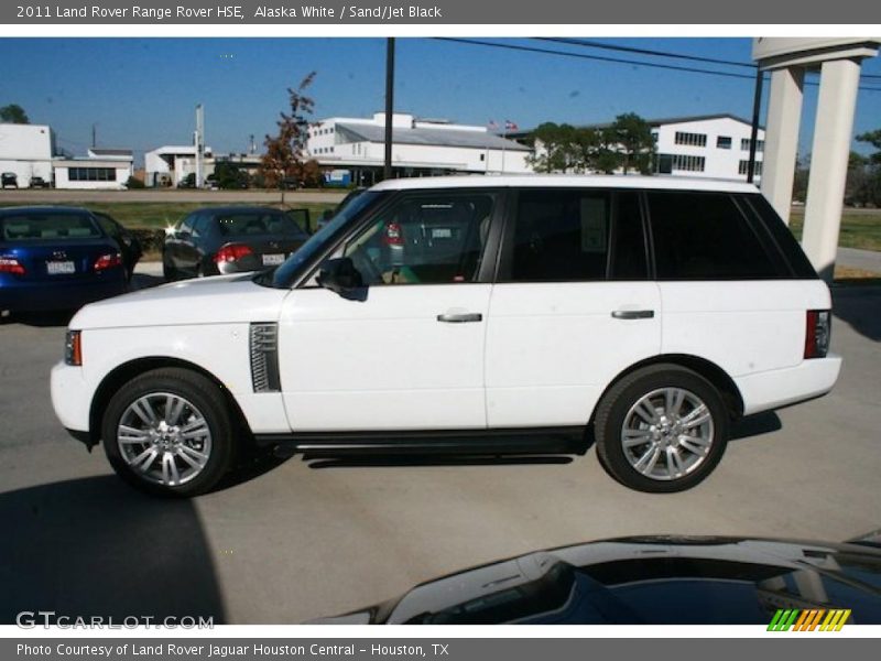 Alaska White / Sand/Jet Black 2011 Land Rover Range Rover HSE