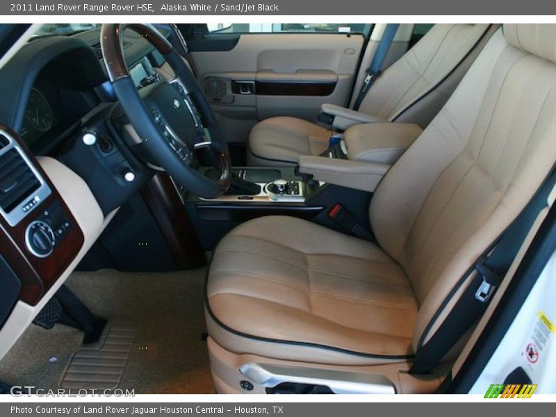 Alaska White / Sand/Jet Black 2011 Land Rover Range Rover HSE