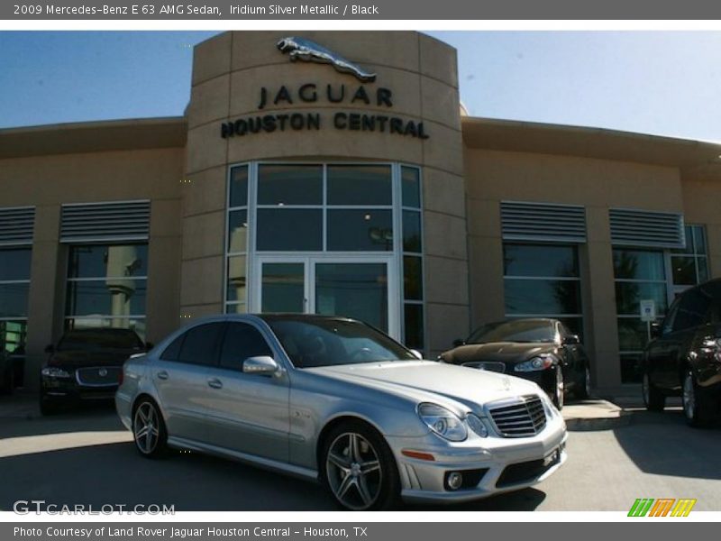 Iridium Silver Metallic / Black 2009 Mercedes-Benz E 63 AMG Sedan