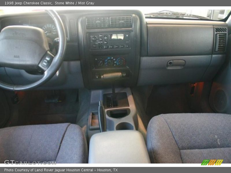 Stone White / Mist Gray 1998 Jeep Cherokee Classic