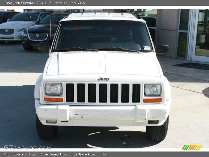 Stone White / Mist Gray 1998 Jeep Cherokee Classic