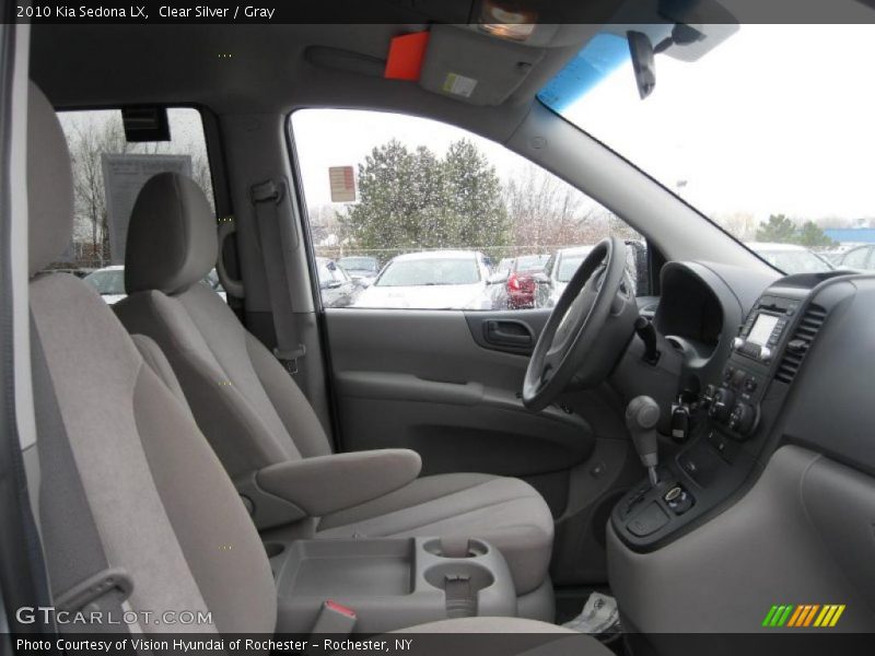 Clear Silver / Gray 2010 Kia Sedona LX