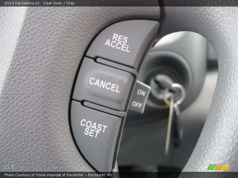 Clear Silver / Gray 2010 Kia Sedona LX