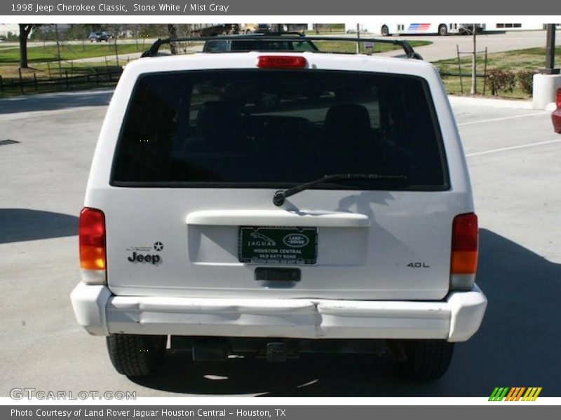Stone White / Mist Gray 1998 Jeep Cherokee Classic