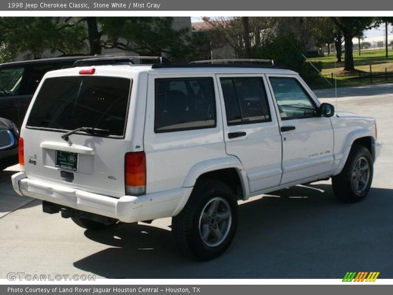 Stone White / Mist Gray 1998 Jeep Cherokee Classic