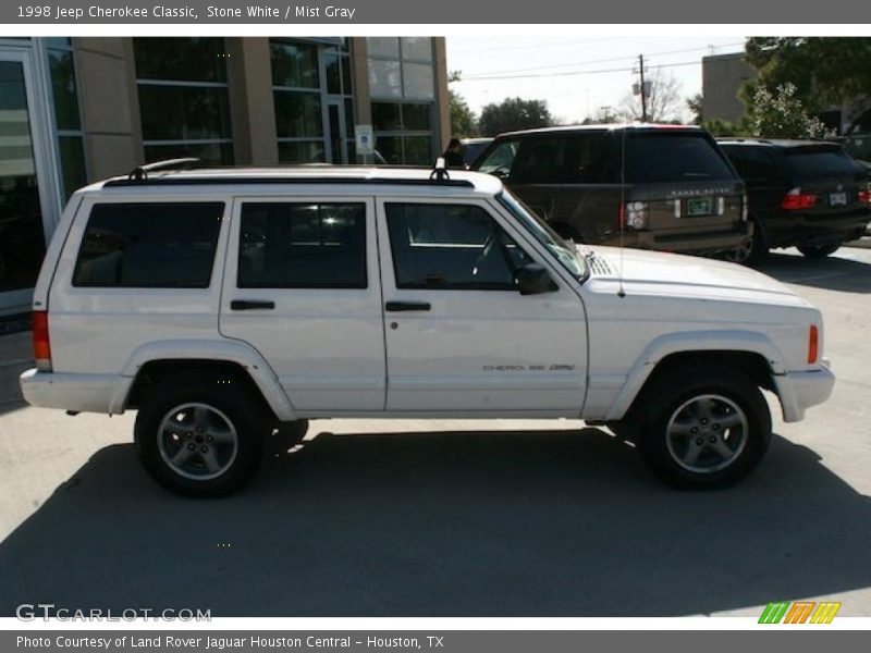 Stone White / Mist Gray 1998 Jeep Cherokee Classic