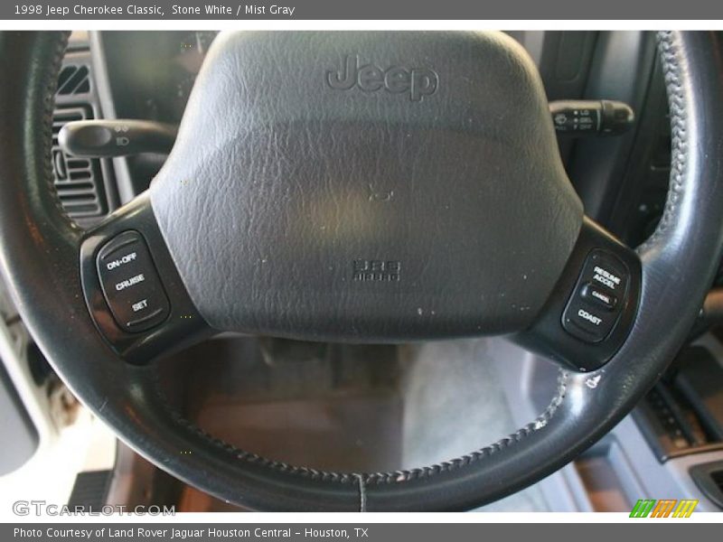 Stone White / Mist Gray 1998 Jeep Cherokee Classic