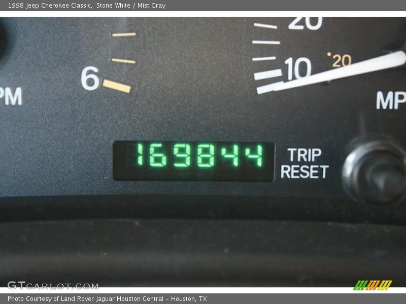 Stone White / Mist Gray 1998 Jeep Cherokee Classic