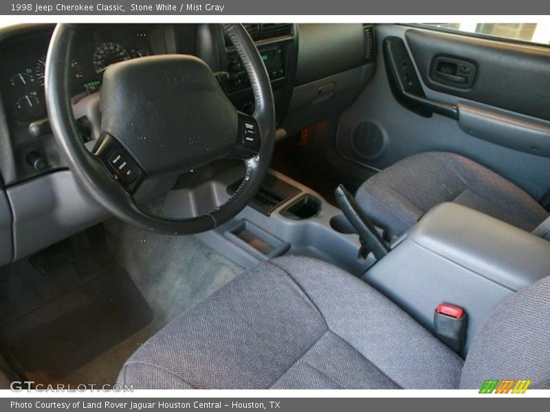  1998 Cherokee Classic Mist Gray Interior