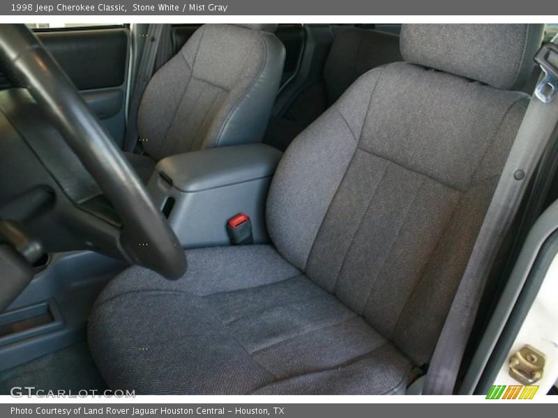 Stone White / Mist Gray 1998 Jeep Cherokee Classic
