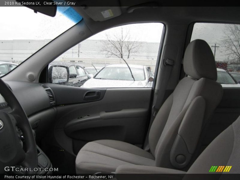 Clear Silver / Gray 2010 Kia Sedona LX