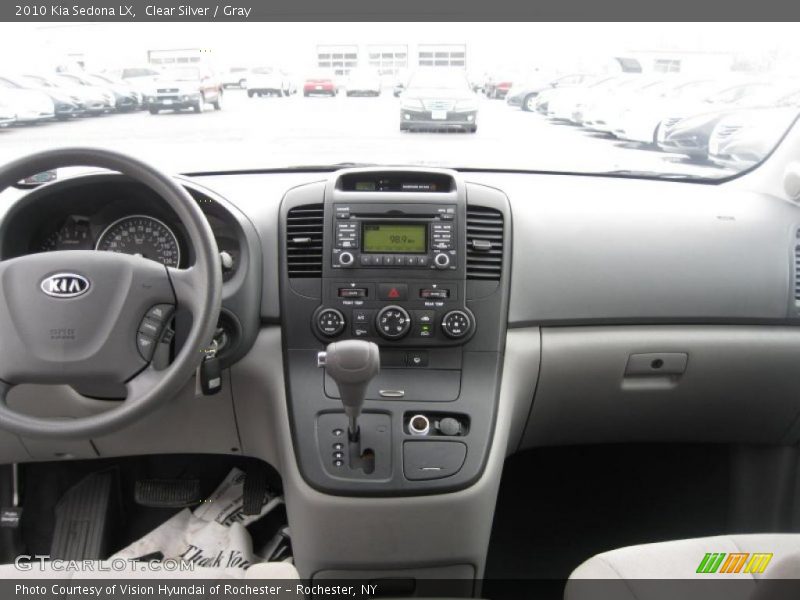 Clear Silver / Gray 2010 Kia Sedona LX