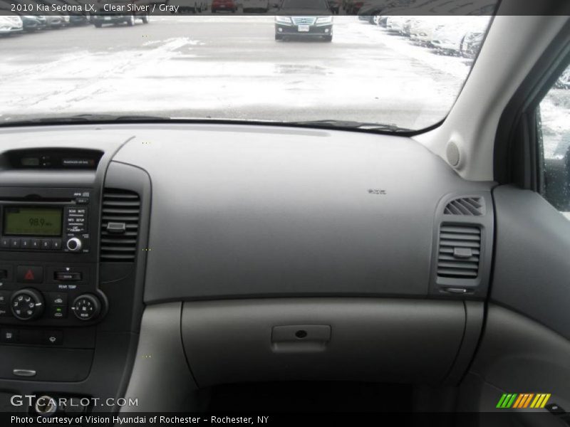 Clear Silver / Gray 2010 Kia Sedona LX