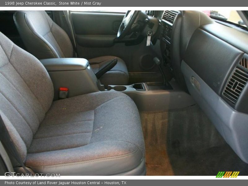 Stone White / Mist Gray 1998 Jeep Cherokee Classic