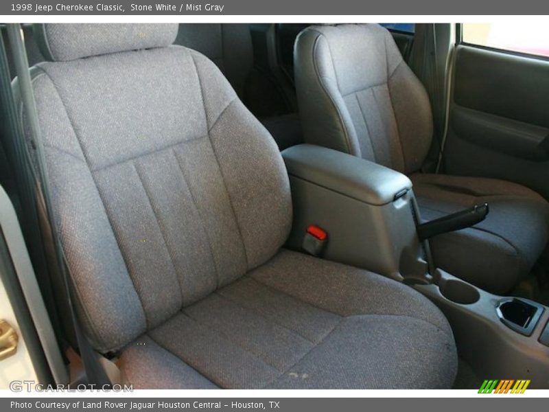 Stone White / Mist Gray 1998 Jeep Cherokee Classic