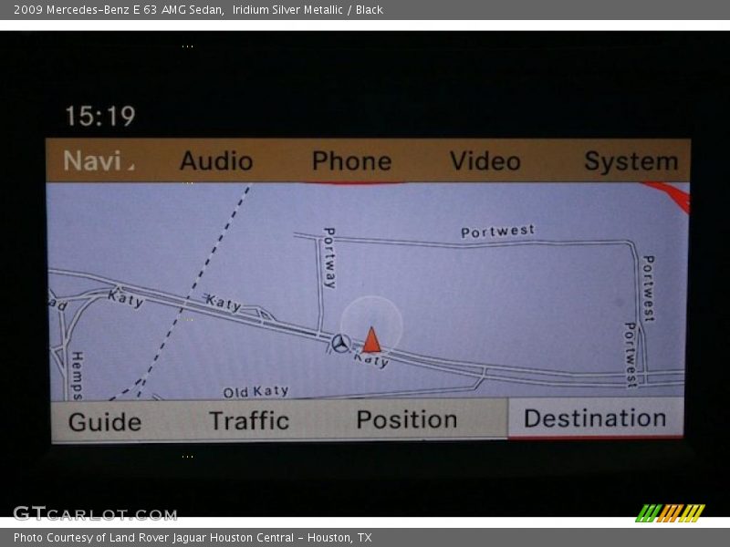 Navigation of 2009 E 63 AMG Sedan