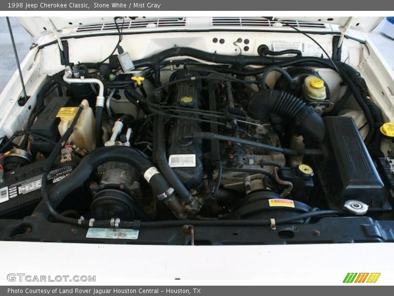 Stone White / Mist Gray 1998 Jeep Cherokee Classic