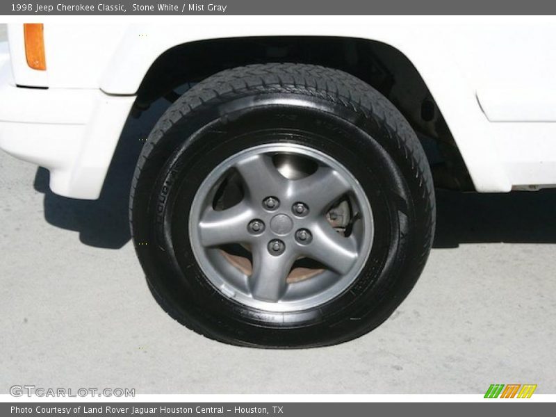 Stone White / Mist Gray 1998 Jeep Cherokee Classic