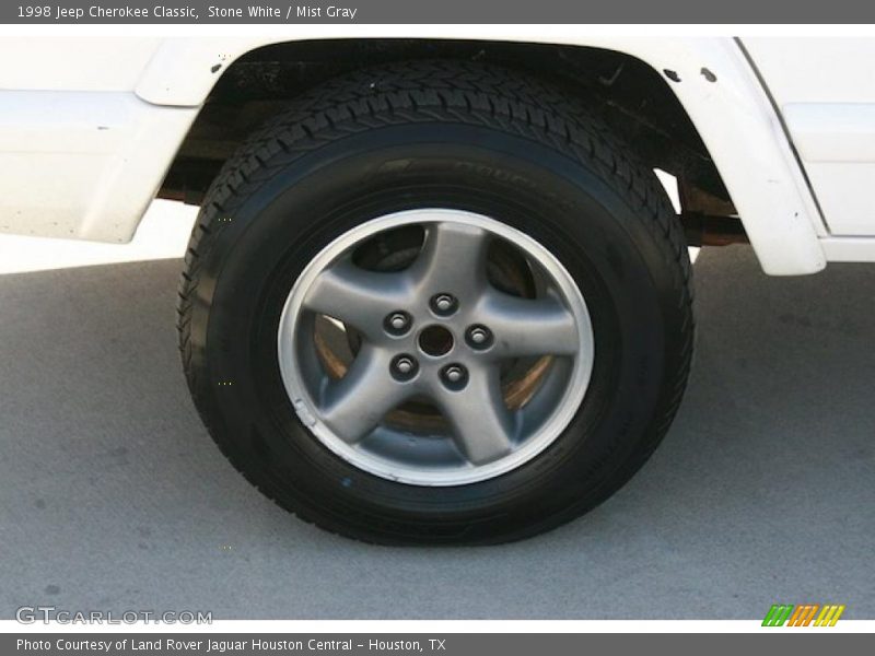 Stone White / Mist Gray 1998 Jeep Cherokee Classic