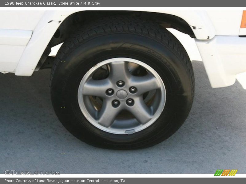 Stone White / Mist Gray 1998 Jeep Cherokee Classic