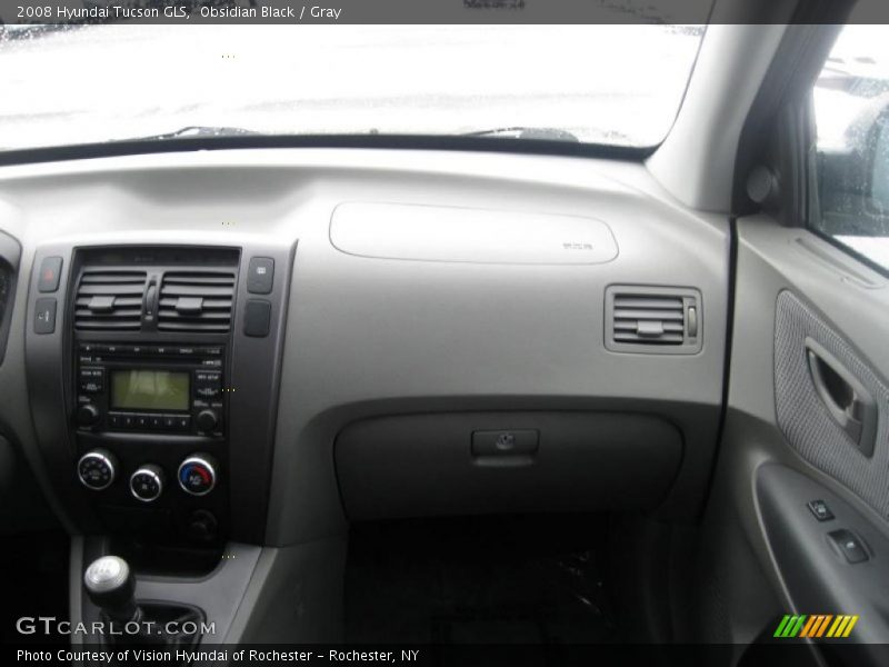 Obsidian Black / Gray 2008 Hyundai Tucson GLS