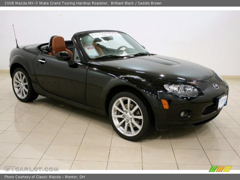 Front 3/4 View of 2008 MX-5 Miata Grand Touring Hardtop Roadster