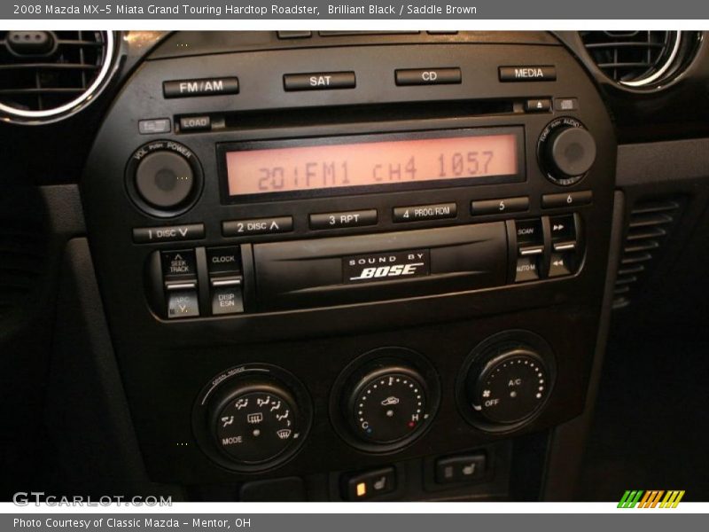 Controls of 2008 MX-5 Miata Grand Touring Hardtop Roadster