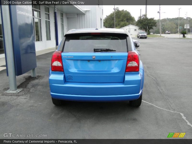 Surf Blue Pearl / Dark Slate Gray 2008 Dodge Caliber SE