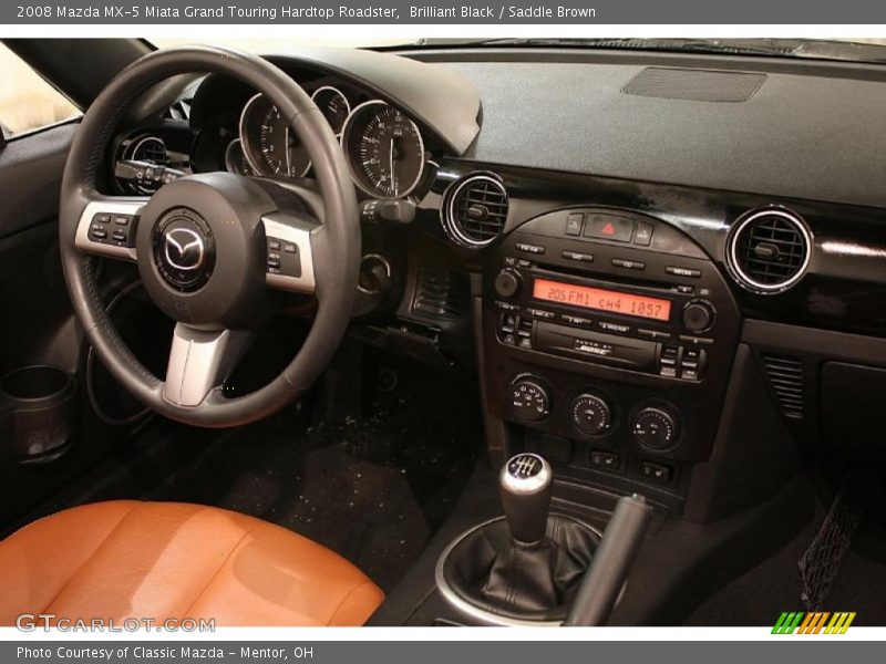 Dashboard of 2008 MX-5 Miata Grand Touring Hardtop Roadster
