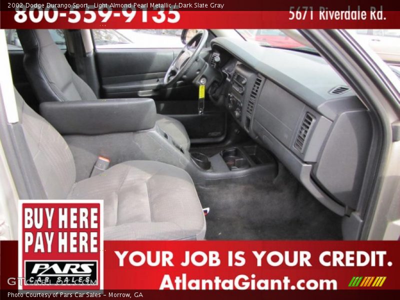 Light Almond Pearl Metallic / Dark Slate Gray 2002 Dodge Durango Sport