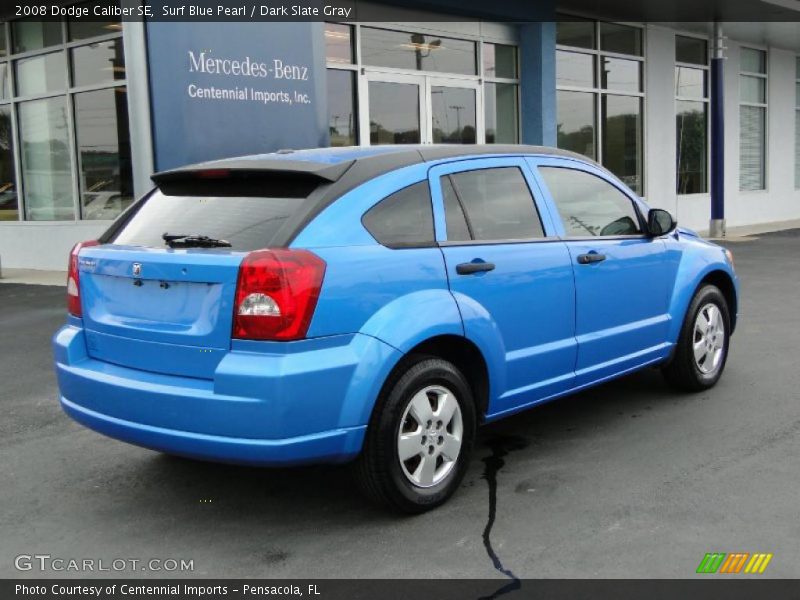 Surf Blue Pearl / Dark Slate Gray 2008 Dodge Caliber SE