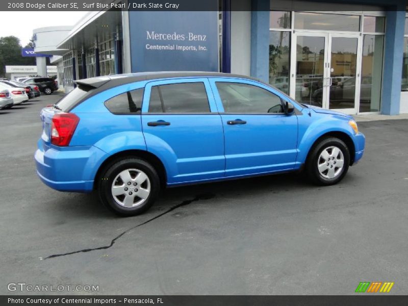 Surf Blue Pearl / Dark Slate Gray 2008 Dodge Caliber SE