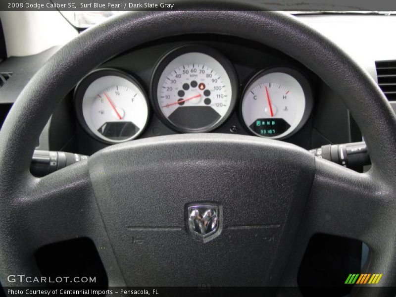 Surf Blue Pearl / Dark Slate Gray 2008 Dodge Caliber SE