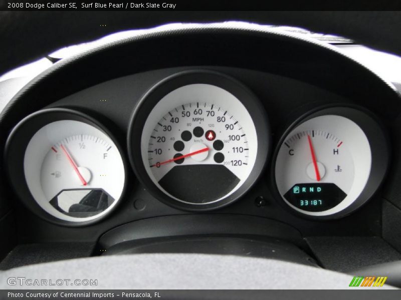 Surf Blue Pearl / Dark Slate Gray 2008 Dodge Caliber SE