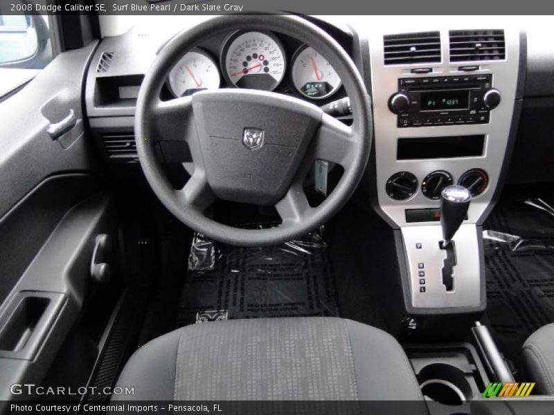 Surf Blue Pearl / Dark Slate Gray 2008 Dodge Caliber SE