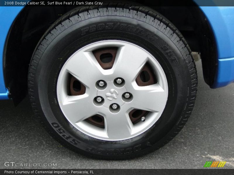 Surf Blue Pearl / Dark Slate Gray 2008 Dodge Caliber SE
