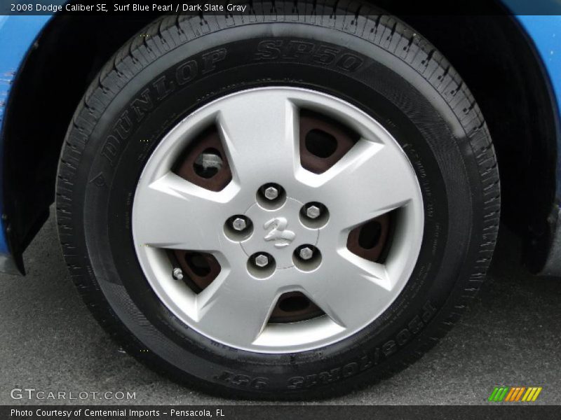 Surf Blue Pearl / Dark Slate Gray 2008 Dodge Caliber SE