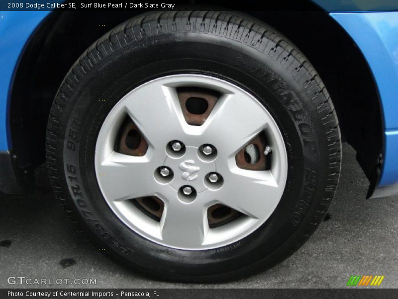 Surf Blue Pearl / Dark Slate Gray 2008 Dodge Caliber SE