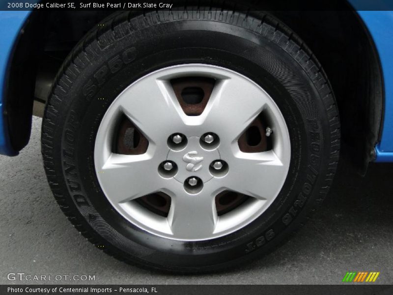 Surf Blue Pearl / Dark Slate Gray 2008 Dodge Caliber SE