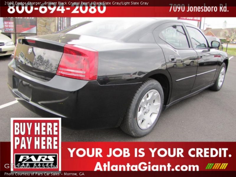Brilliant Black Crystal Pearl / Dark Slate Gray/Light Slate Gray 2007 Dodge Charger